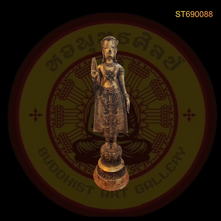พระพุทธรูปทรงเครื่อง ศิลปะอยุธยา
