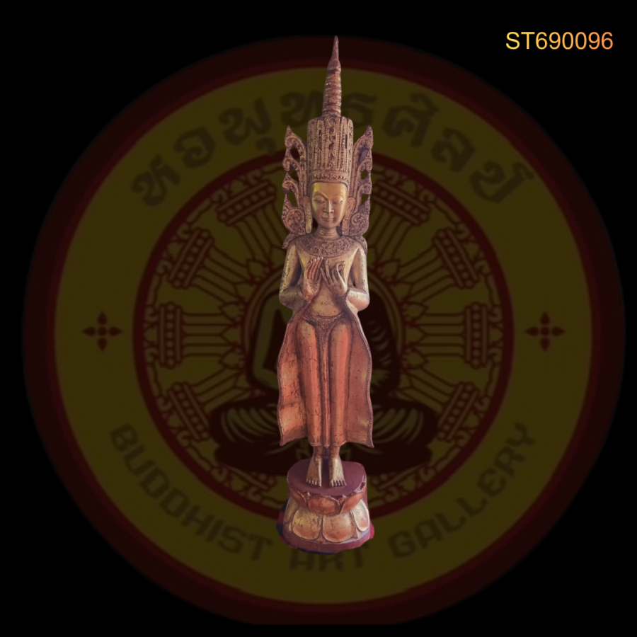 พระพุทธรูปทรงเครื่องศิลปะพม่า