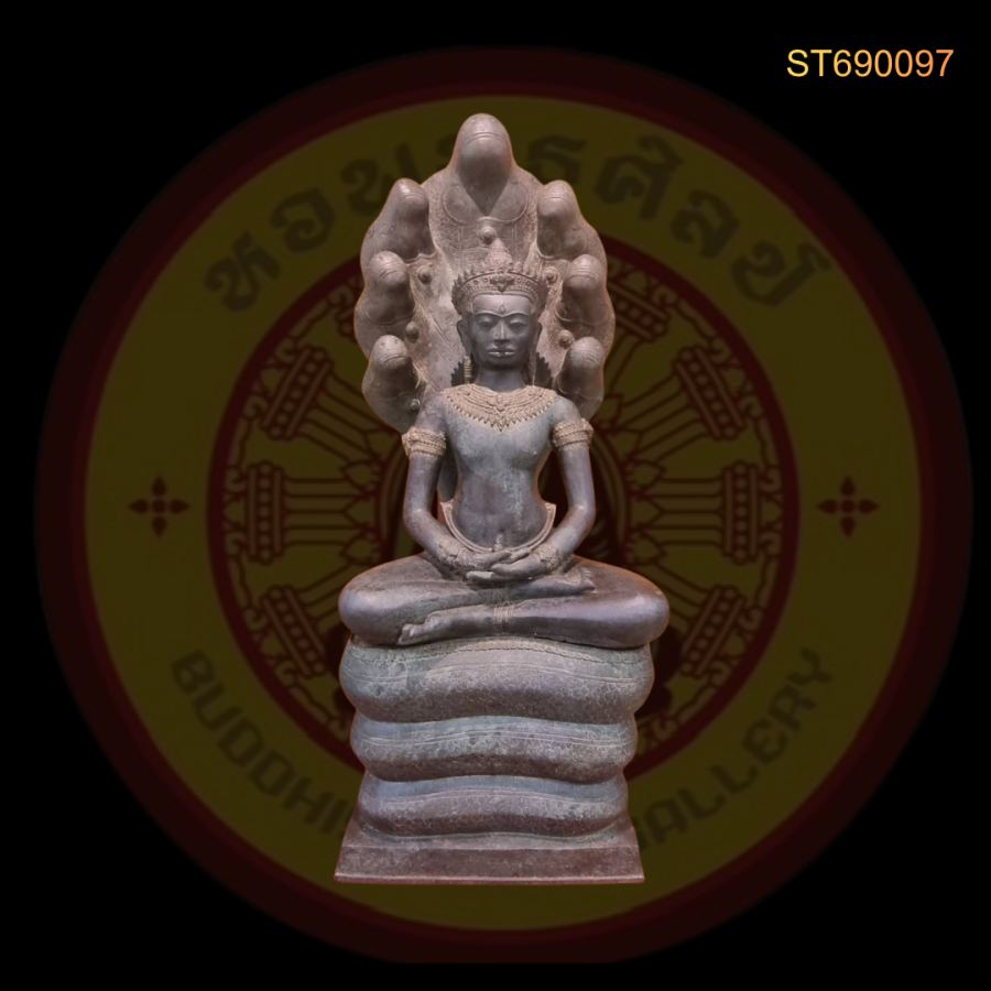 พระบูชานาคปรก ภ.ปร. วัดดอนศาลา (ศิลปะแบบลพบุรีหรือขอมโบราณ)
